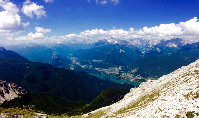 Centro Cadore da cima Montanel