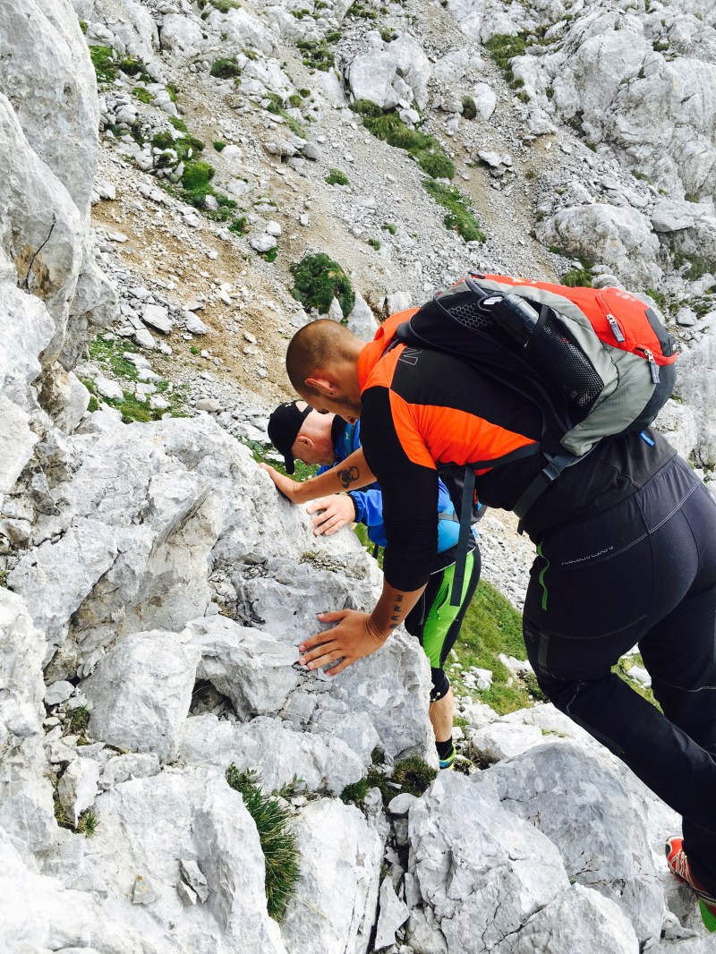 verso la cima del Crissin