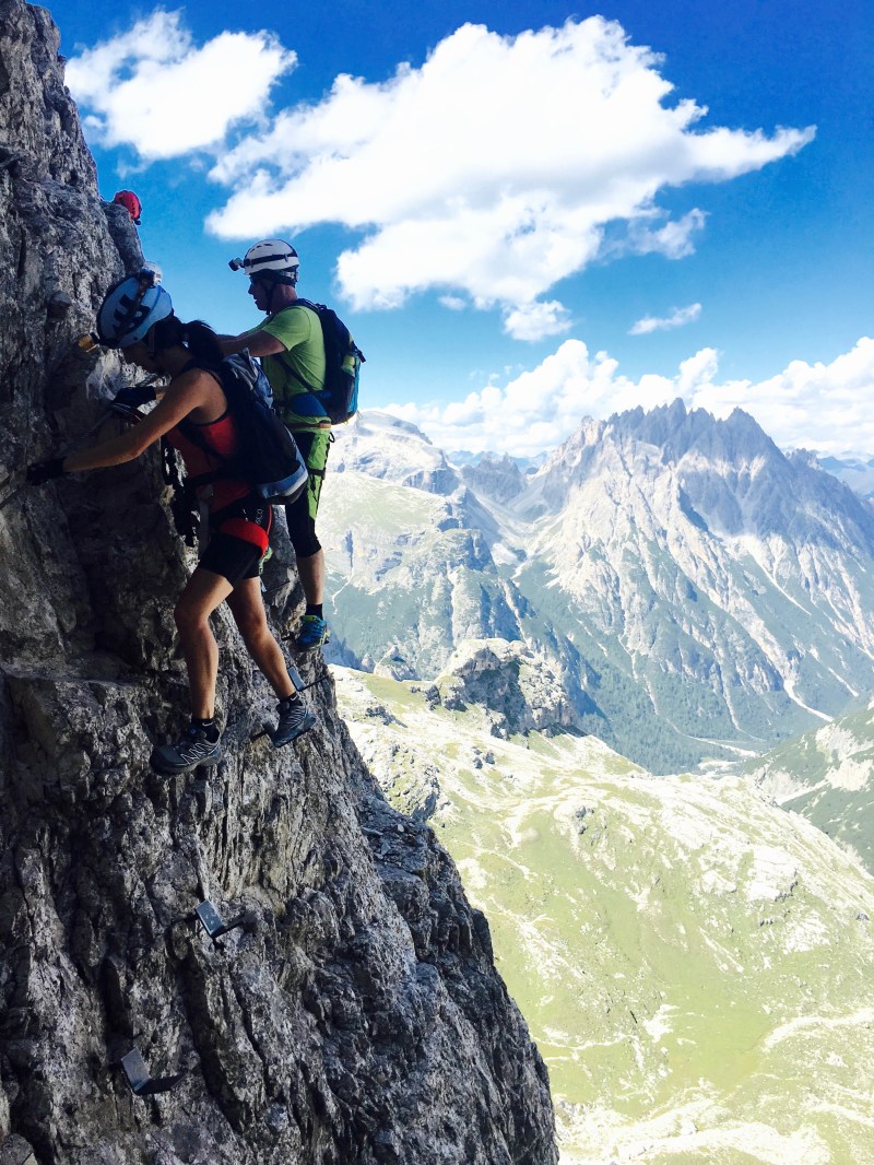 ferrata torre di Toblin