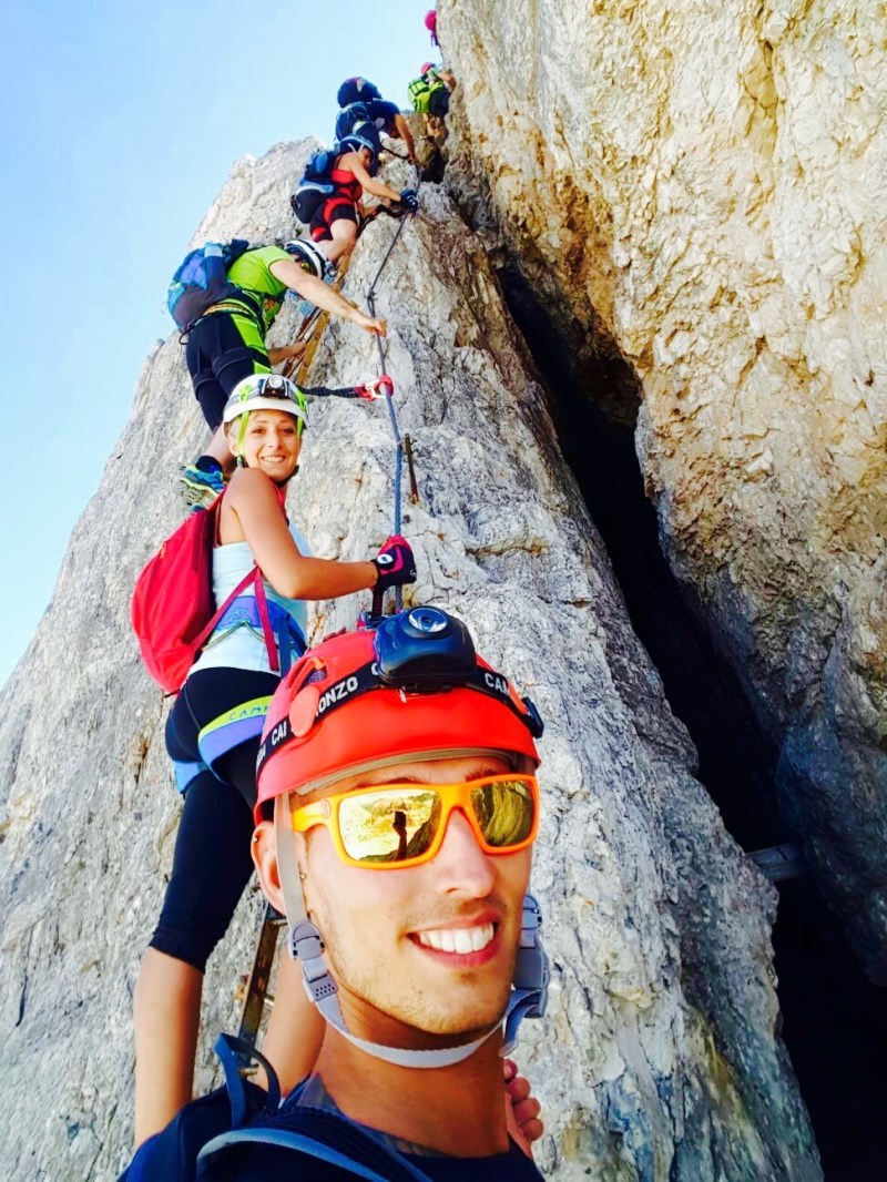 ferrata torre di Toblin